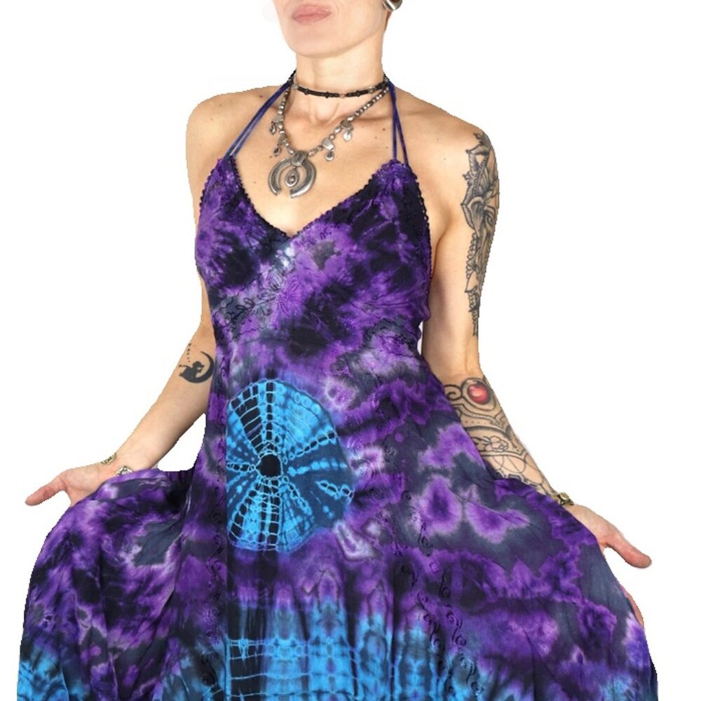 Beautiful Tie Dye Tatiana Hippie Boho Dress